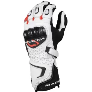 Macna Track R White Black Red 2XL