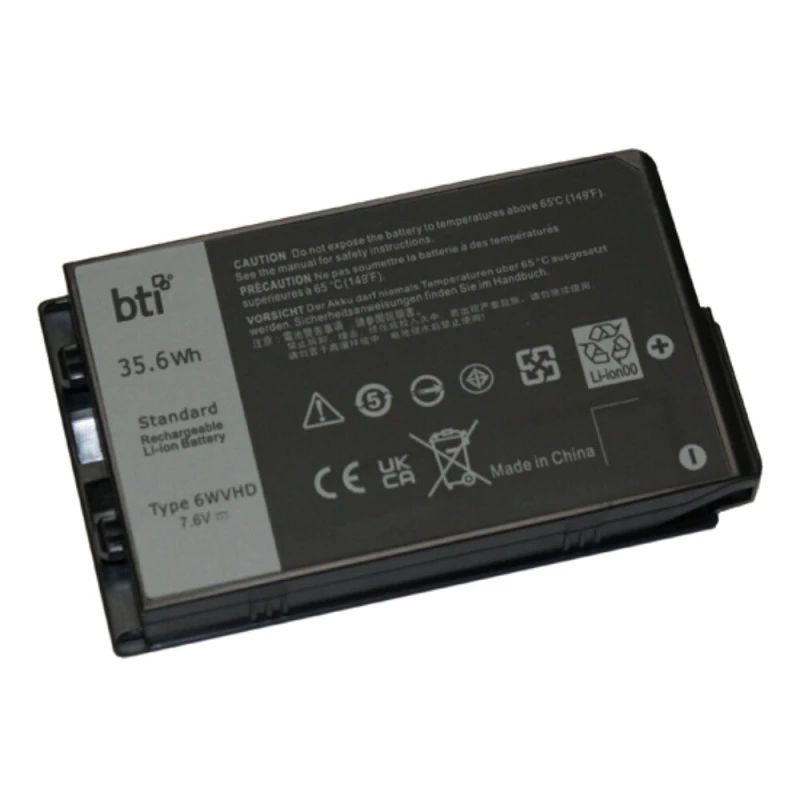 Image of BTI BTI 6WVHD compatible 35.6Wh 2-cell battery for LATITUDE 12 RUGGED 7230 EXTREME 6WVHD-BTI