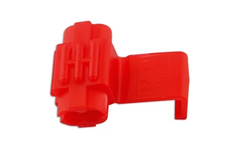 image of Red Splice Connector 0.5-1.5mm Pk 100 Connect 30245