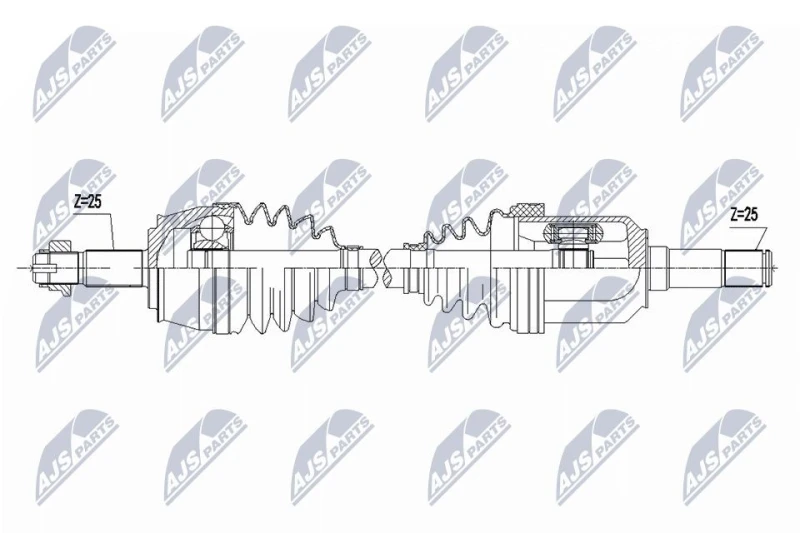 Image of NTY Drive shaft NTY NPW-FT-089