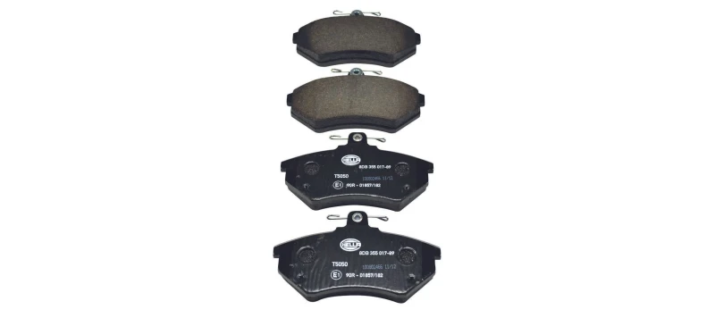 Image of HELLA Brake pad set HELLA 8DB 355 017-891