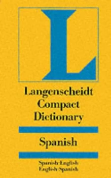 Image of Langenscheidt Compact Dictionary Spanish Hardback