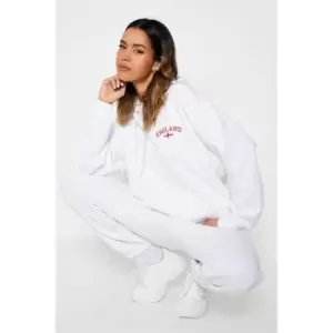 Image of I Saw It First England World Cup Oversized Sweatshirt - White