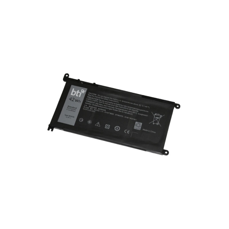 Image of Origin Storage BTI Replacement Battery for Inspiron 13 5368 15 5565 17 5765 Latitude 13 3379 Vostro 14 5468 replacing OEM part number(s) WDX0R 11.4V 3