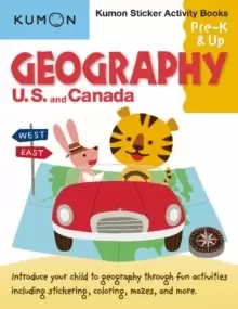 Image of Geography Sticker Activity Book: US and Canada