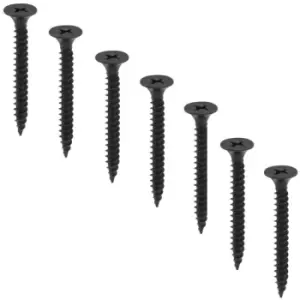 Image of Moderix - Plasterboard Screws Drywall Black Bugle Head Fine Thread Drylining - Size 3.5mm x 25mm - Pack of 400
