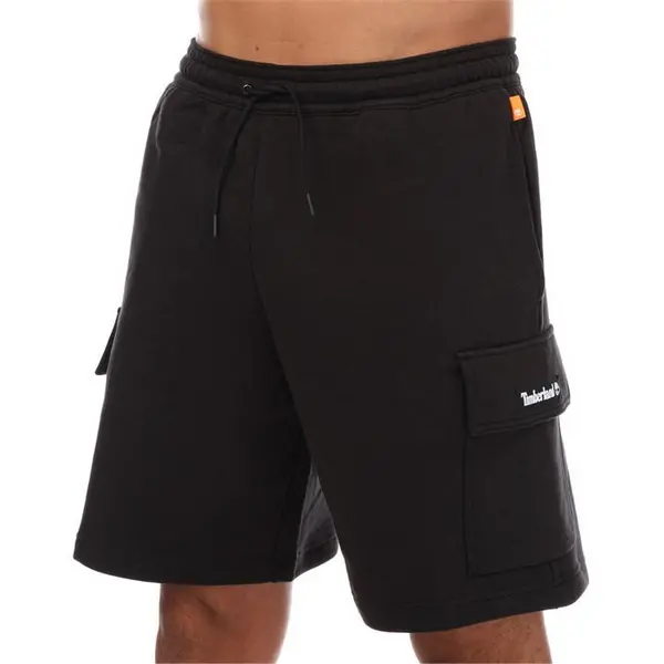 Timberland Badge Cargo Sweat Shorts - Black S