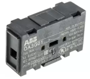 Image of Abb Oa3G01 Contact, Aux, N/c
