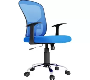 image of ALPHASON Tampa Mesh Tilting Operator Chair - Blue