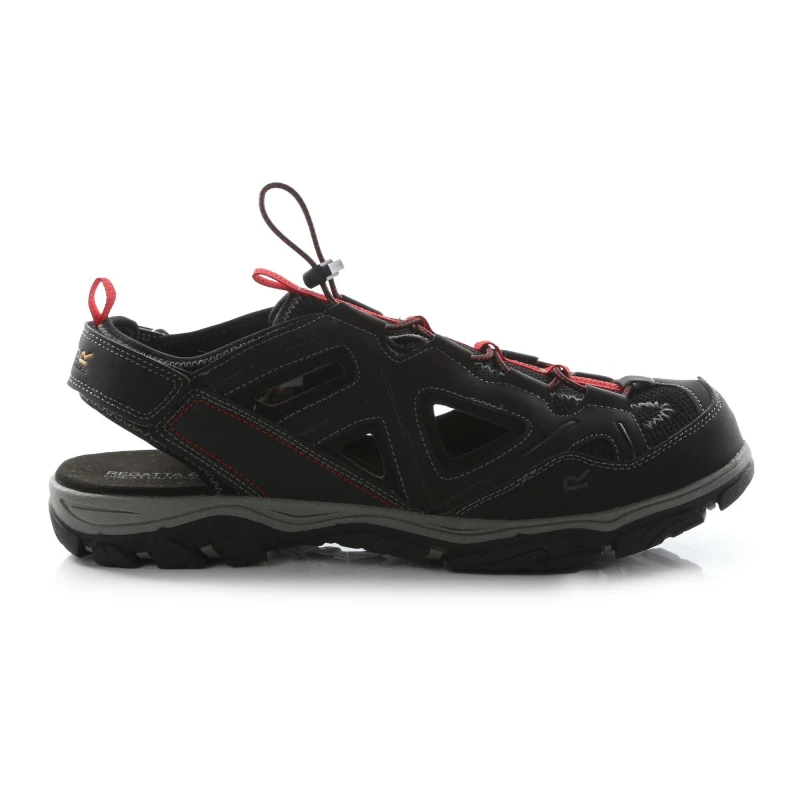 Image of Regatta Westshore 3 Sandals - Black/TruRed Black/TruRed 12