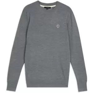 Image of Ted Baker Cardiff Crew Sweater - Grey
