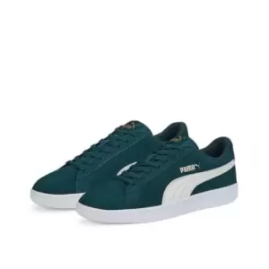 image of Puma Smash V2 Suede Mens Trainers - Green