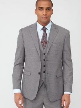 Image of Skopes Tailored Danko Jacket - Navy/Brown Puppytooth