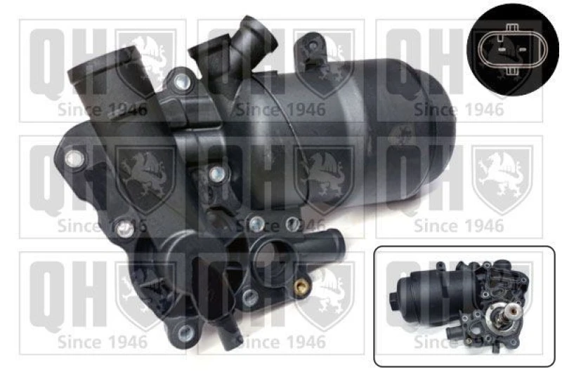 Image of QUINTON HAZELL Oil filter housing QUINTON HAZELL QTH1017CF