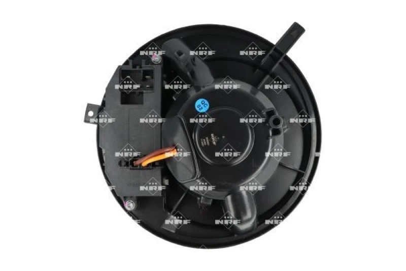 Image of NRF 34063 Blower Motor for right-hand drive vehicles, with integrated regulator Interior Blower (2669)