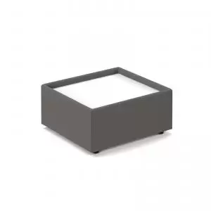 Image of Alto modular reception seating wooden table - white top with present