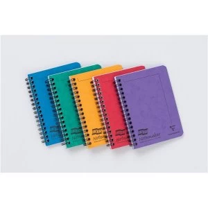 image of Europa A6 Twinwire Sidebound 90gm2 120 Micro Perforated Notebook 1 x Pack of 10 Assorted Notebooks