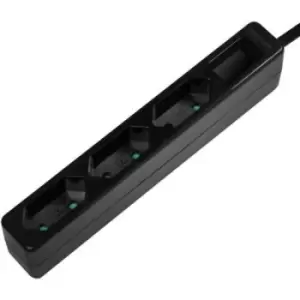 image of LogiLink LPS229B Power strip (w/o switch) 3x Black CEE 7/17 PG plug