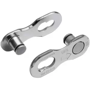 Image of Shimano CN910 Quick Link for 12 Speed Chains - Pack of 2 - Silver