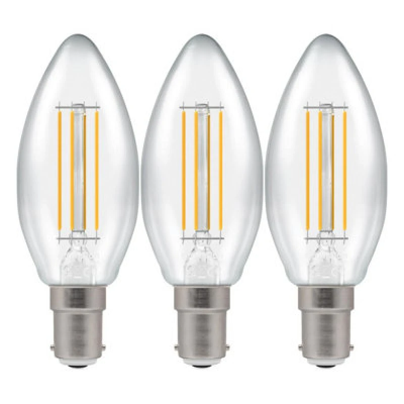 Image of Crompton Lamps LED Candle 6.5W B15 Filament Warm White Clear