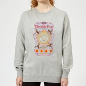 Image of Harry Potter Chocolate Frog Womens Sweatshirt - Grey - S