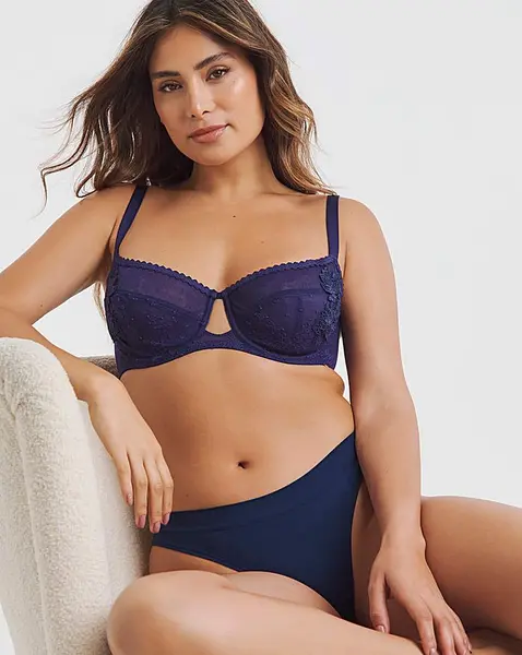 Image of Dorina Curves Aniyan Full Cup Bra Ink INK Female 34DD LO67513