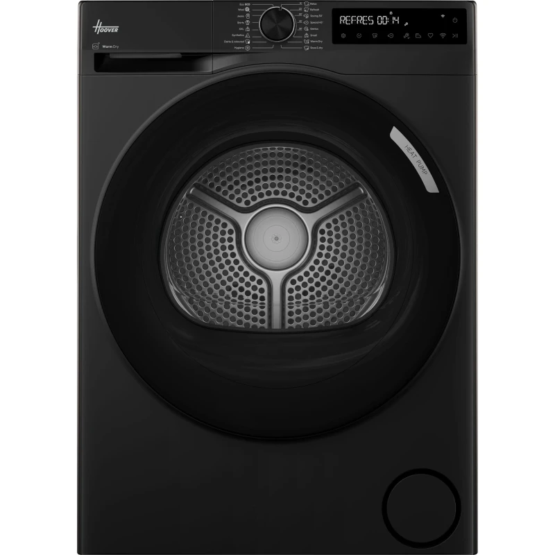 Image of Hoover Pro Wash Series 3 HBR 10N3BJX-80 WiFi Connected 10Kg Heat Pump Tumble Dryer - Matt Black - A Rated