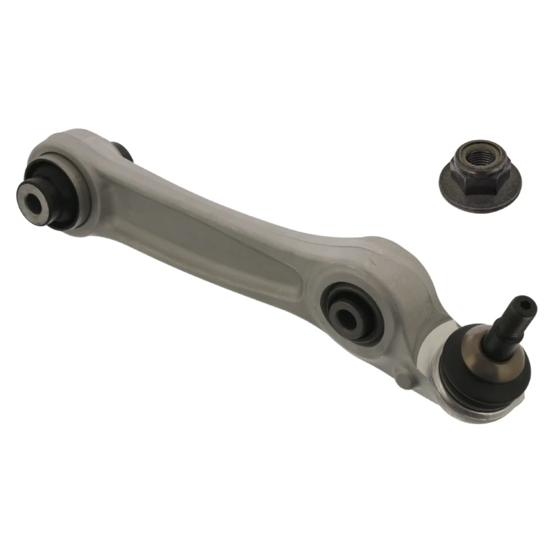 Image of FEBI BILSTEIN 43758 Suspension arm Control Arm, Aluminium, Front Axle Right, with ball joint, with lock nut Aluminium Track Control Arm (273)