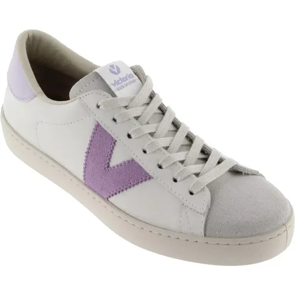Image of Victoria Lirio Berlin Leather And Split Leather Trainers