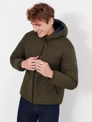 Joules Joules Go To Waterproof Jacket With Padded Inner, Green Size XL Men