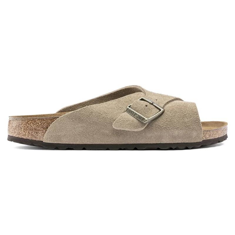Image of Birkenstock Womens sandals Birkenstock Arosa Soft Footbed Suede Leather Beige Female 37 Etroit