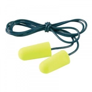 3M E A R Soft Neons 36dB Ear Plugs Polyurethane Corded Yellow Pack 200