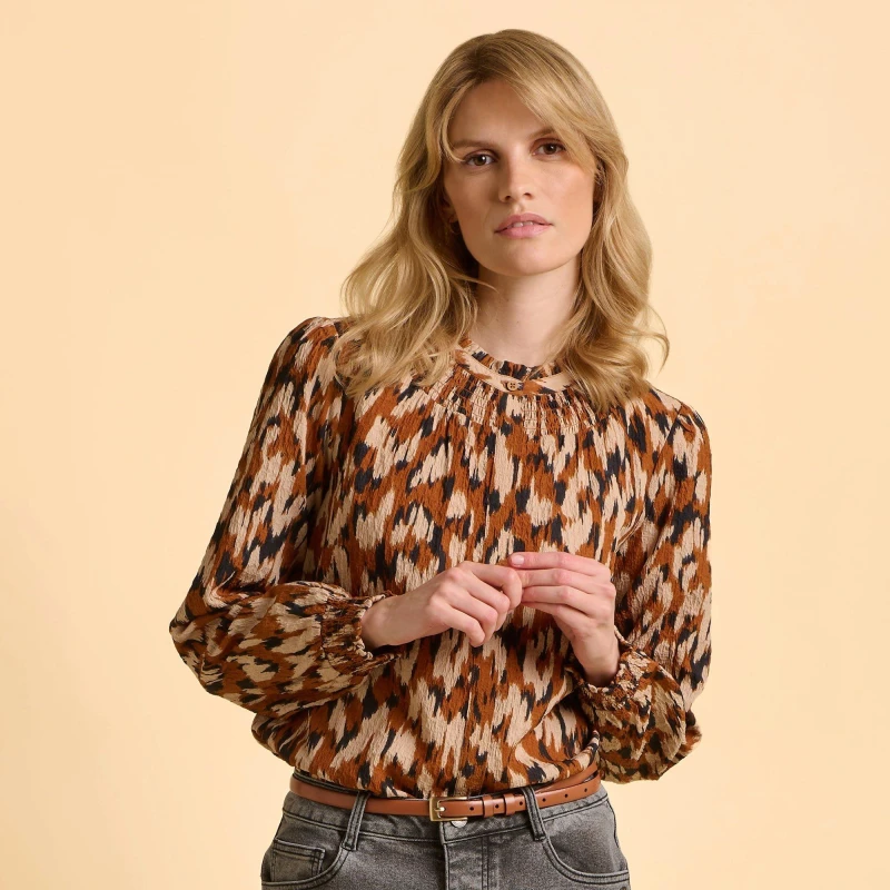Image of Brakeburn Angelina Blouse Beige female UK 14