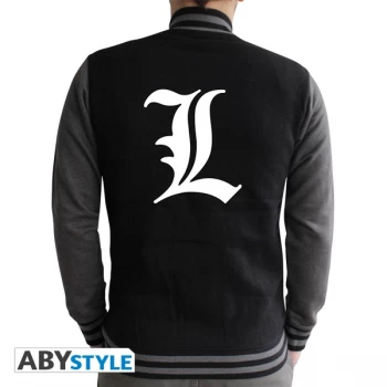 Image of Death Note - L Symbol Mens XX-Large Hoodie - Black
