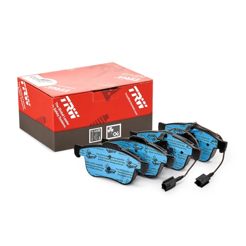 Image of TRW GDB1880 Brake pad set incl. wear warning contact Brake Pad Set,disc brake (402)