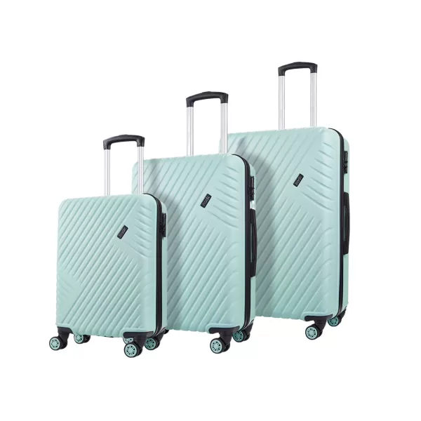 Image of Rock Luggage Santiago EA69301 Green Suitcase 3Pcs Set