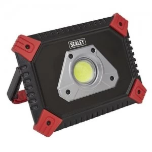Image of Sealey 20W Rechargeable Floodlight with Power Bank