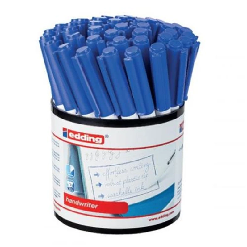 Image of Edding edding Handwriter Pen Blue Classpack (Pack 42) - 1408003 1408003