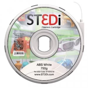 image of ST3Di White ABS 3D Printing Filament 750g ST-6012-00