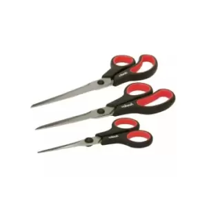 Image of Rolson 3 Piece Scissor Set 140/200/250mm