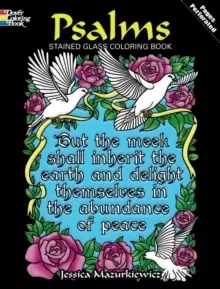 Image of Psalms Stained Glass Coloring Book
