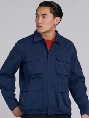 Image of Barbour International Dion Casual Jacket, Navy, Size 2XL, Men