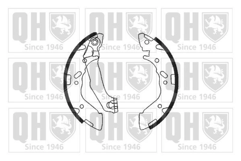 Image of QUINTON HAZELL Brake Shoe Set QUINTON HAZELL BS1066