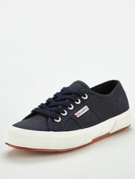 Image of SUPERGA 2750 Cotu Classic Plimsoll, Navy/White, Size 8, Women