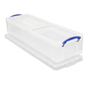 image of Really Useful Stackable Storage Box with Trays - 22L