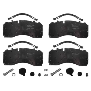 Image of Brake Pad 16563 by Febi Bilstein Front/Rear Axle