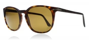 image of Persol Garage Rock Sunglasses Matte Havana 900157 Polarized 53mm