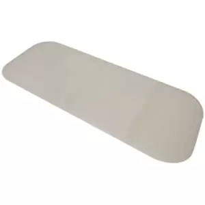 Image of Showerdrape Extra Long Bath Mat White
