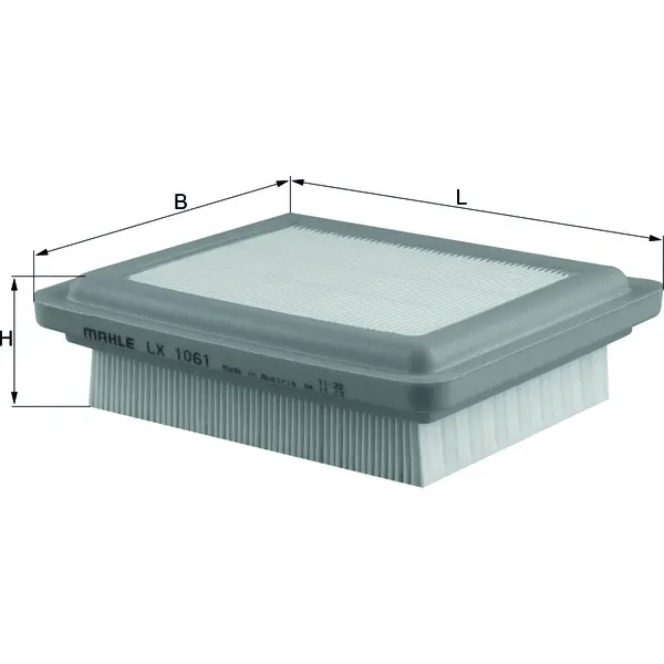 Image of Air Filter Lx1061 76417240 By Mahle Original