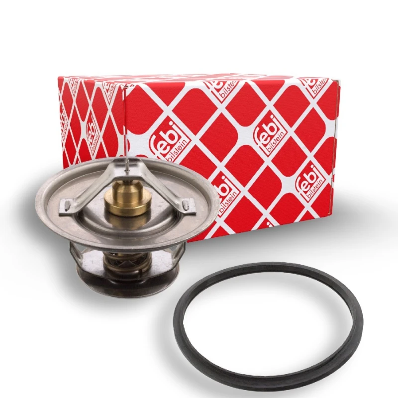 Image of FEBI BILSTEIN 31983 Engine thermostat Opening Temperature: 70°C, with gasket/seal Thermostat,coolant (316)